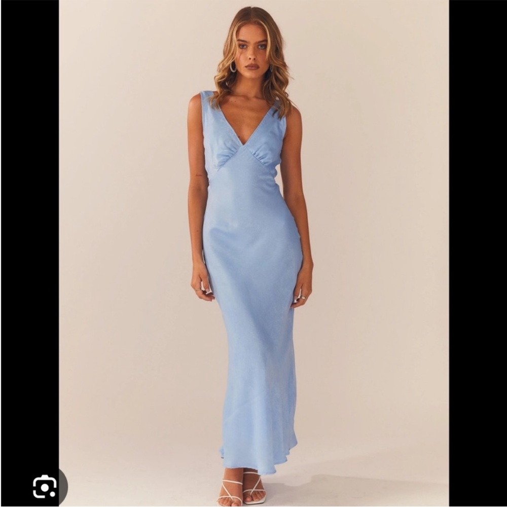 Peppermayo Light Blue Maxi Dress